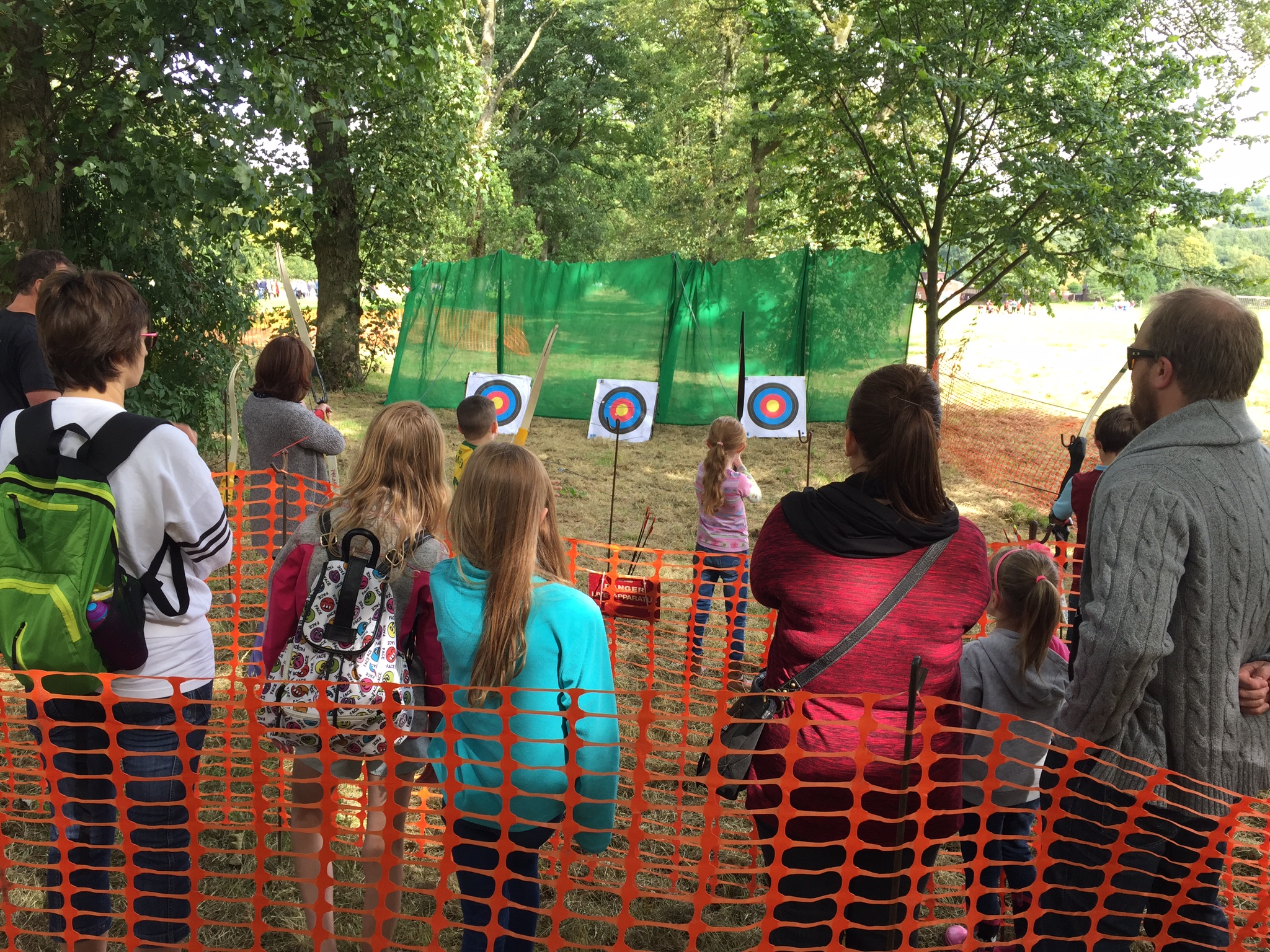 archery at Towneley woodland festival
