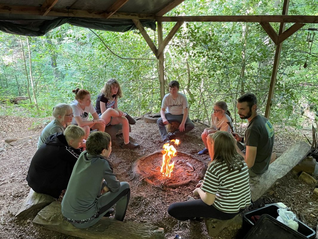 Fire Lighting Outdoor Activity Session at Outdoor Elements